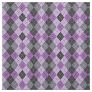 Tecido Argyle roxo