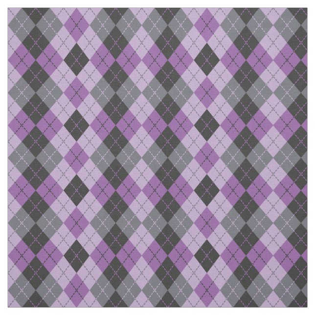 Tecido Argyle roxo (Modelo)