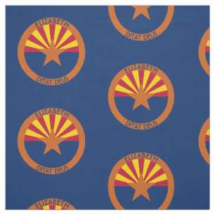 Tecido Arizona estado de cobre a bandeira personalizada