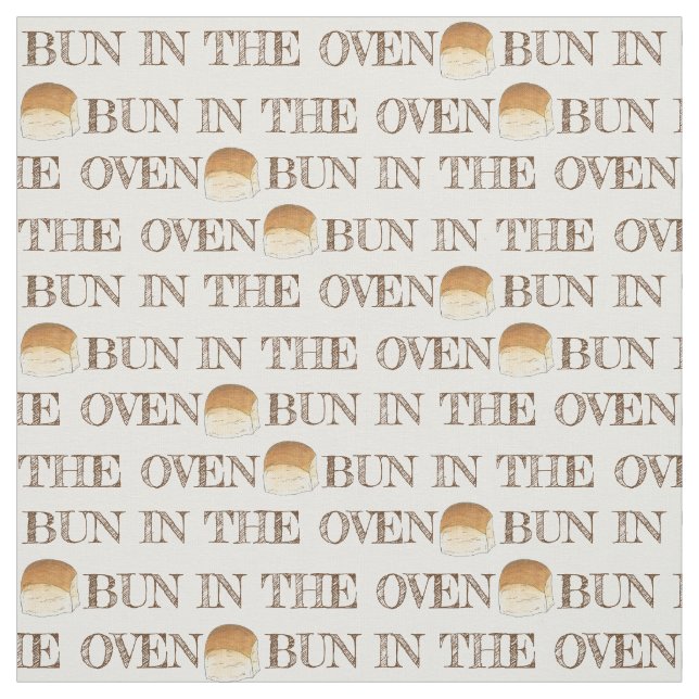 Tecido Arma no Janto de Pão Forno Esperando Bebê (Modelo)