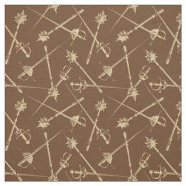 Tecido Armas de Melee dos anos 1800, Castanho-de-Avelã