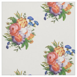 Tecido arranjo floral