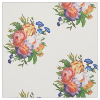 Tecido arranjo floral