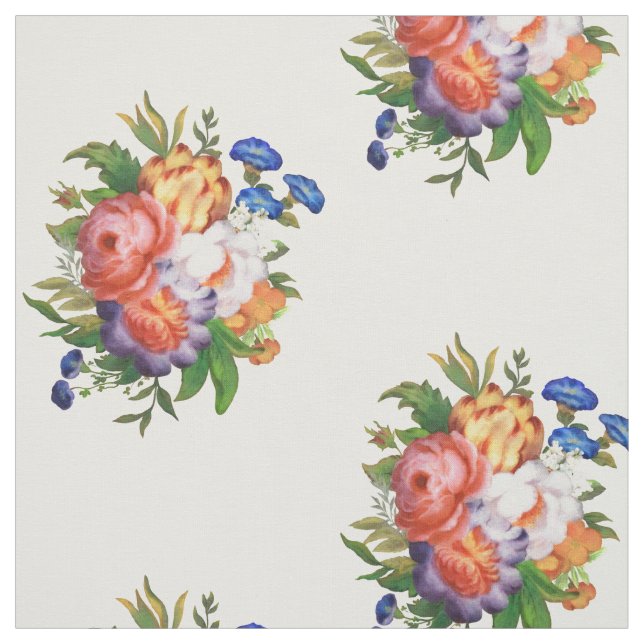 Tecido arranjo floral (Modelo)