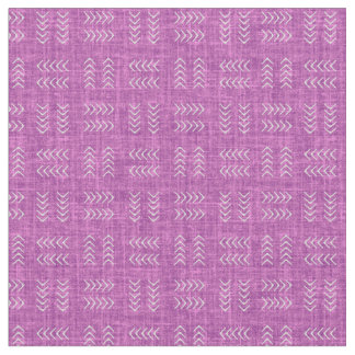 Tecido Arrows on Light Pink Purple Linen