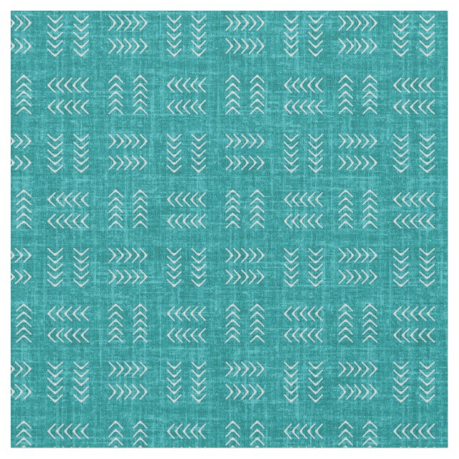 Tecido Arrows on Teal Linen (Detalhe)