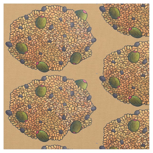 Tecido Arroz con Gandules Puerto Rican Comida Sofrito (Detalhe)