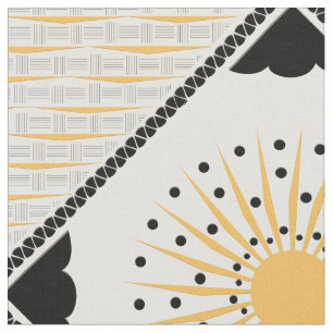 Tecido Art Deco Cheery Sunburst