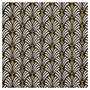 Tecido Art Deco Flor Lotus Pattern DIY