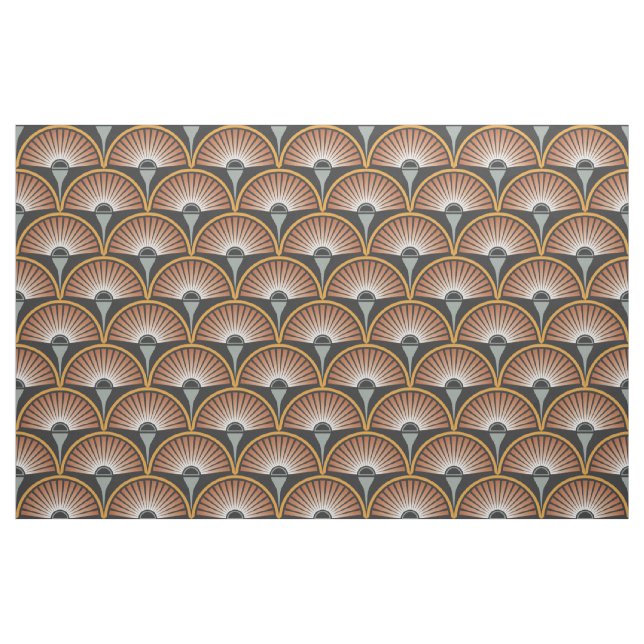 Tecido Art Deco Jazz Age Sunset Jukebox (Fat Quarter)