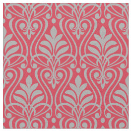 Tecido Art Deco Patterno - Cinzas Espanholas de Rosa Para