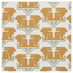 Tecido Art Deco Rabbits
