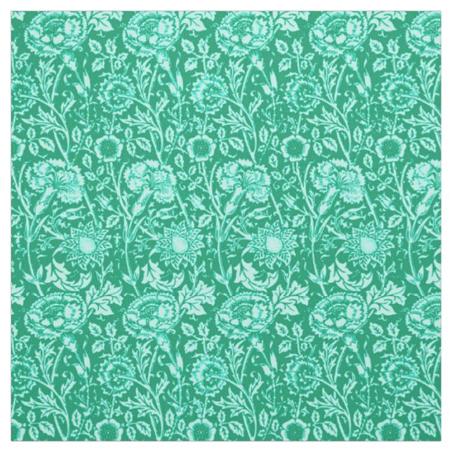 Tecido Art Nouveau Carnação Damask, Turquoise (Modelo)