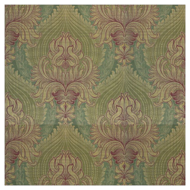 Tecido Art Nouveau Chrysanthemum & Artichoke Pattern (Modelo)