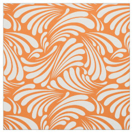Tecido Art Nouveau Laranja