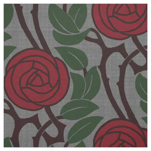 Tecido Art Nouveau Rosas (Modelo)