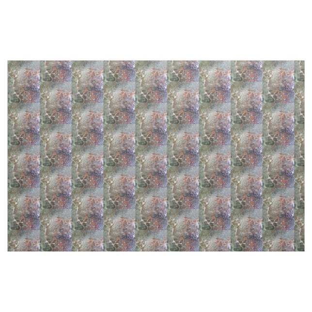 Tecido Arte abstrata de derramamento de fluido (Fat Quarter)