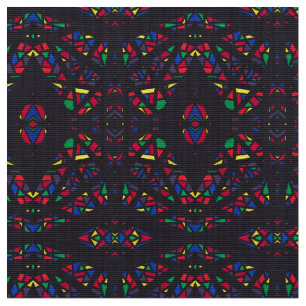 Tecido Arte Abstrata de Guache Arco-íris Espectroscópico