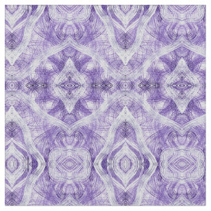 Tecido Arte Abstrata em Aquarela Roxo Claro Sombra