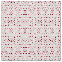 Arte Abstrata em Guache Vermelho Branco Firebrand