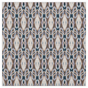 Tecido arte bege azul escuro Deco geométrico