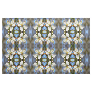 Tecido Arte Botânica do Flor de ameixa