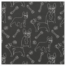 Arte de linha mínima do Bulldog Francês