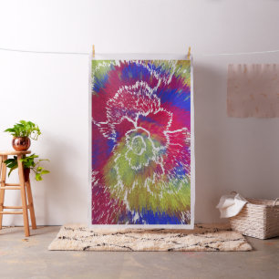 Tecido Arte de Parede Explosão de Cores Abstratas