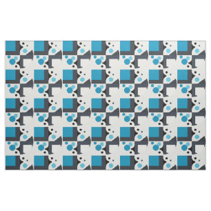 Tecido Arte Geométrica Abstrata Moderna