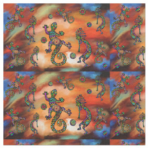 Tecido Arte Kokopelli