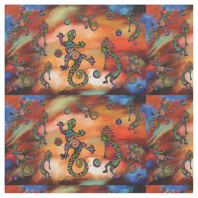 Tecido Arte Kokopelli (Detalhe)