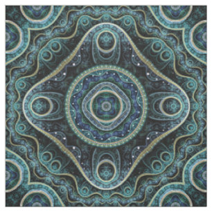 Tecido Arte Mística do Grande Real Julian Fractal Mandala