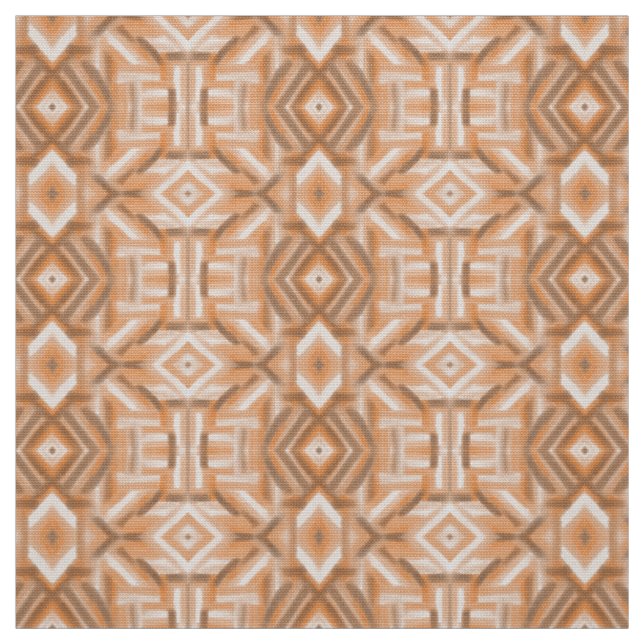 Tecido Arte Pastel Macio Abstrato Laranja Staccato (Modelo)