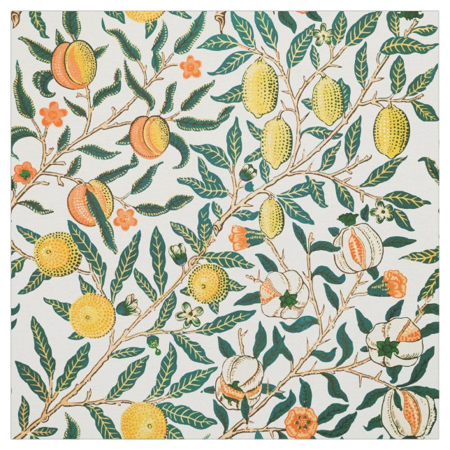 Tecido Arte Patern William Morris Fruta Pomegranate vinta (Modelo)