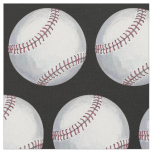 Tecido Arte pintada com beisebol