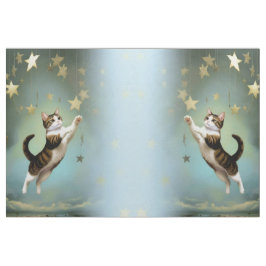 Tecido Artistic Fabric Designs Cat