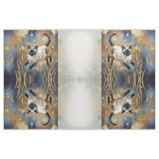 Tecido Artistic Fabric Designs Cat