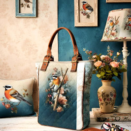 Tecido Artistic Fabric Panel Birds