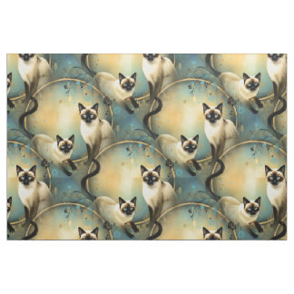 Tecido Artistic Fabric Panel Cats