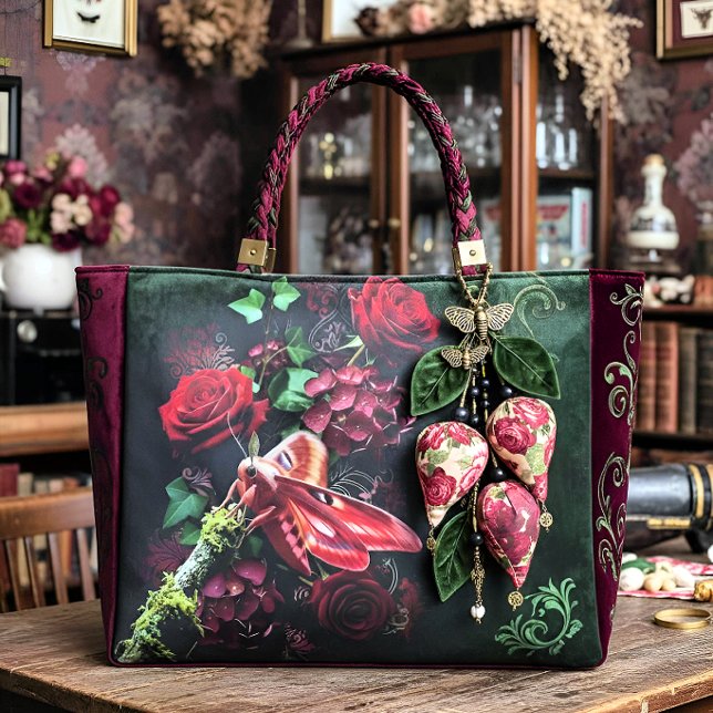 Tecido Artistic Fabric Panel Woodland Moth (Criador carregado)