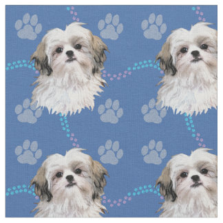 Tecido Artístico Shih Tzu 4
