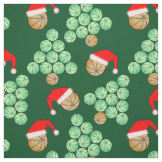 Tecido Árvore de Basquete de Natal