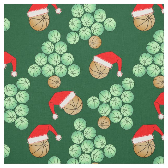 Tecido Árvore de Basquete de Natal (Modelo)