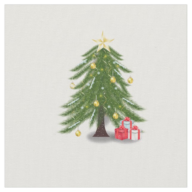Tecido Árvore de Natal Oh Árvore de Natal (Detalhe)