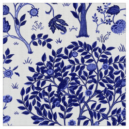 Tecido Árvore de William Morris de vida, de azuis