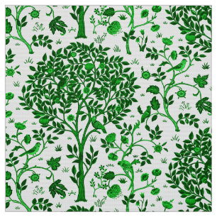 Tecido Árvore de William Morris de vida, do verde