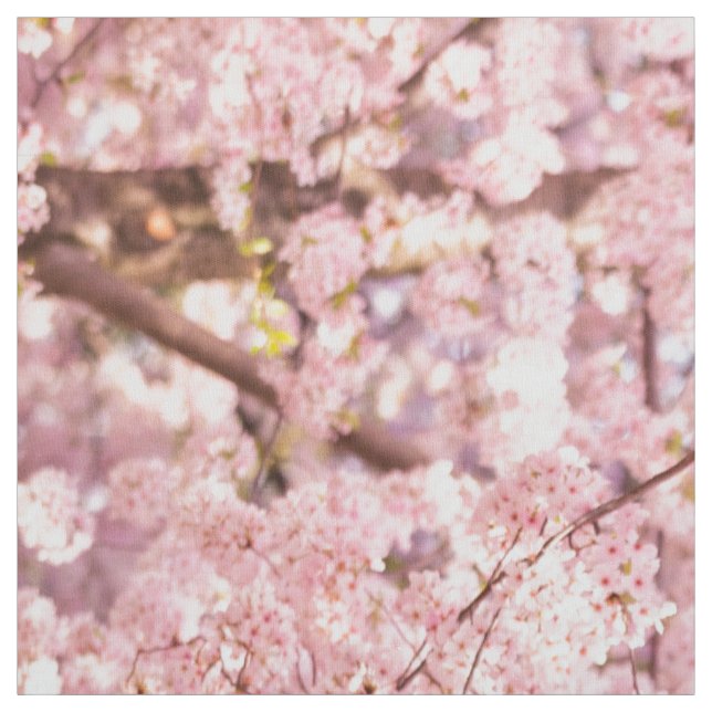 Tecido Árvores de Flores de Cereja (Modelo)
