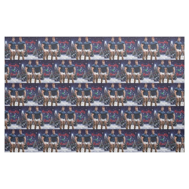 Tecido Árvores de Natal brilhantes do SlipperyJoe dois mu (Fat Quarter)