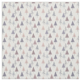 Tecido Árvores de Natal Modernas e Postas