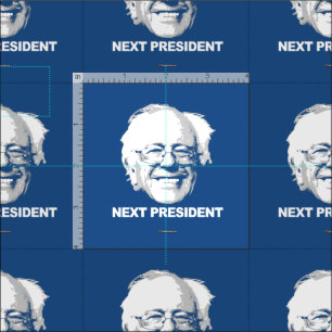 Tecido As máquinas de lixar de Bernie são o presidente
